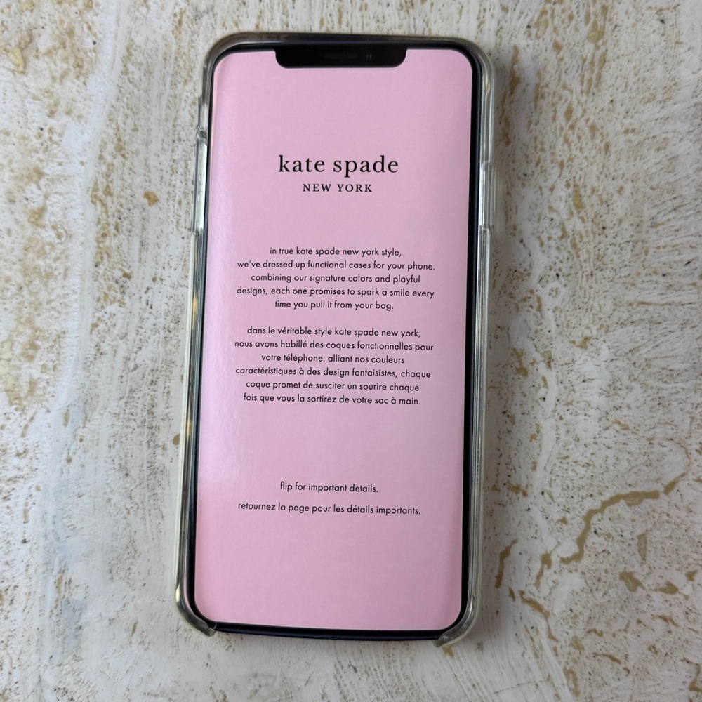 Kate Spade New York Blossom Case for iPhone XS MAX - protective hardshell - Picture 5 of 5